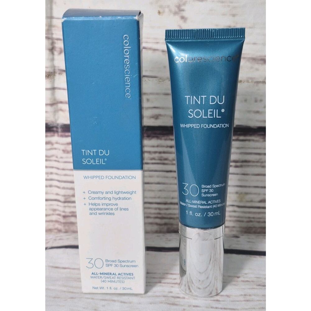 NEW IN BOX *TAN* Colorscience Tint Du Soleil SPF 30 Whipped Foundation